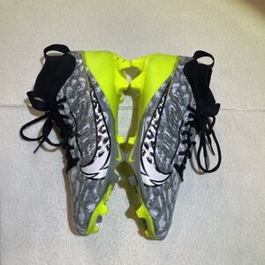 Nike Vapor Edge Pro 360 2 Football Cleats Plastic Mens Size 11.5 Green‎ Lace Up